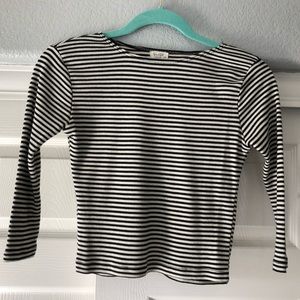 striped short / long sleeve